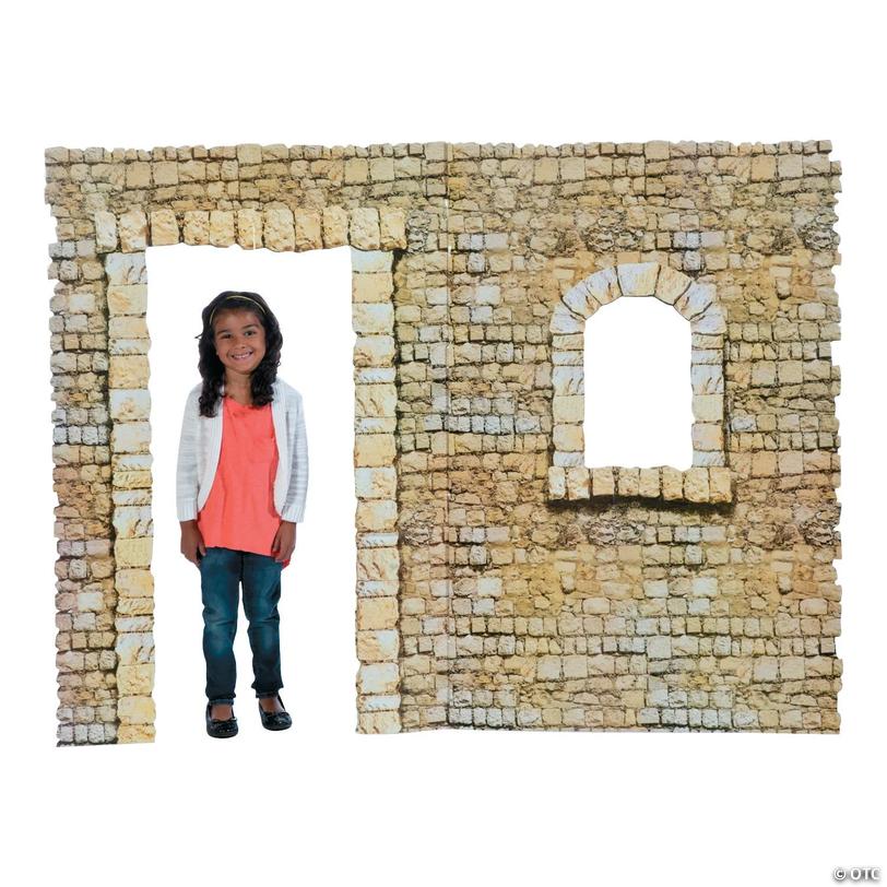 Nativity Bethlehem Inn Cardboard Cutout Stand-Up - 6 ft Image