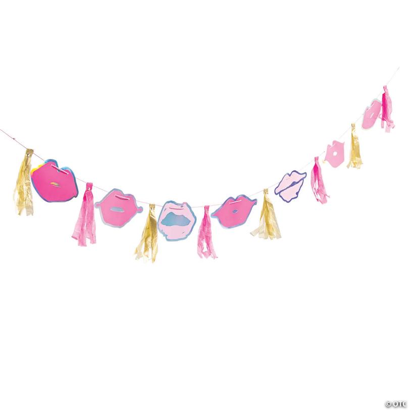 Lips Bachelorette Party Garland Image