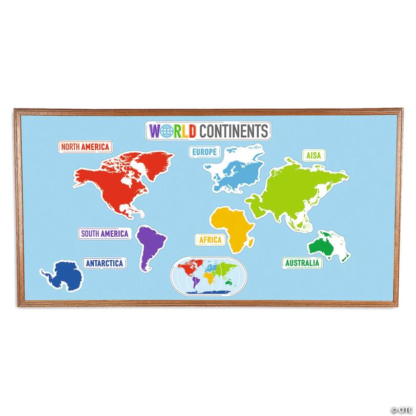 Continent Mini Bulletin Board Set - Less Than Perfect Image