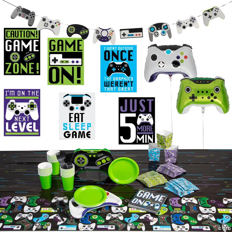 Gamer Ultimate Party Pack for 8 Guests Image