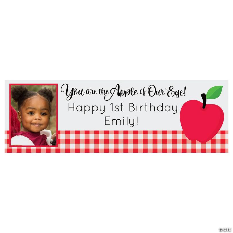Personalized Apple of Our Eye Banner Image