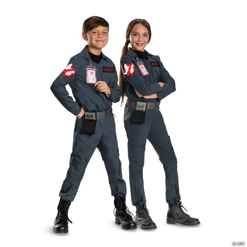 Kids Deluxe Ghostbusters: Frozen Empire&amp;#8482; Engineer Suit Costume - XS 3T-4T Image