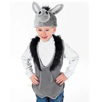 Kids Slip-On Donkey Vest &amp; Hat Costume - 2 pc Image