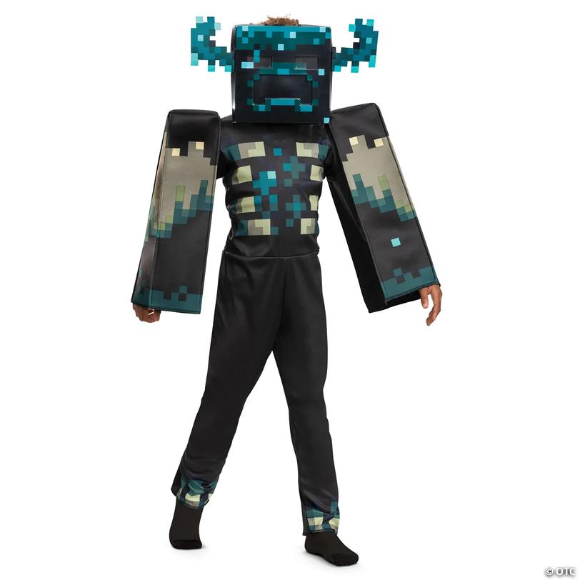 Kids Deluxe Minecraft&amp;#8482; Warden Costume - Large 10-12 Image