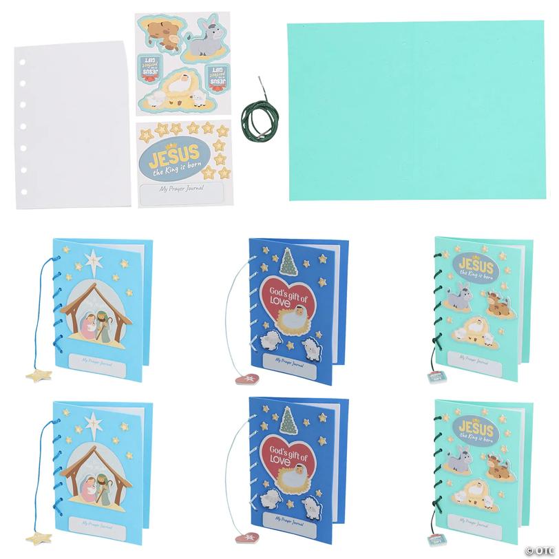 Simple Blessings Nativity Prayer Journal Craft Kit - Makes 6 Image