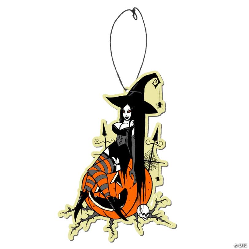 Toxictoons&amp;#8482; Pumpkin Witch Honey Peach Fear Freshener Image