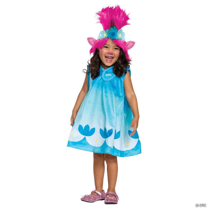 Toddler Classic Trolls Poppy Costume - Small Image