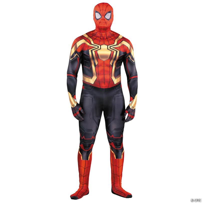 Adults Marvel's Spider-Man Integrated Zentai Suit Costume - Extra Small Image