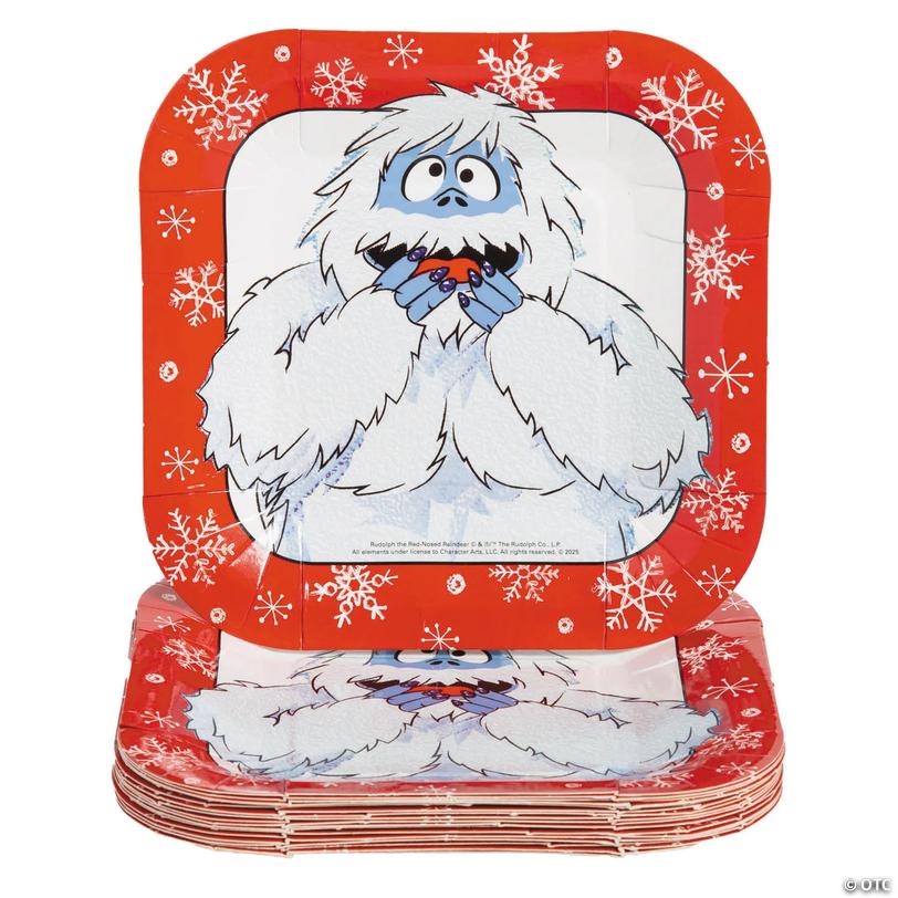 Rudolph the Red-Nosed Reindeer<sup>&amp;#174;</sup> Bumble&amp;#8482; Square Dessert Plates - 24 ct Image