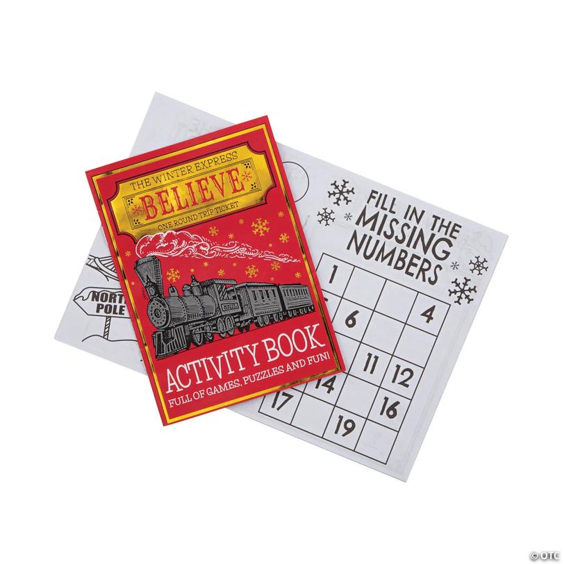 The Winter Express Believe Activity Books - 24 pc Image