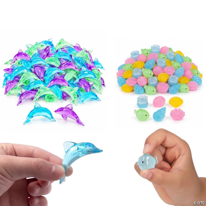 Bulk Dolphin &amp; Sea Life Table Tosser Assortment &amp;#8211; 96 pc Image