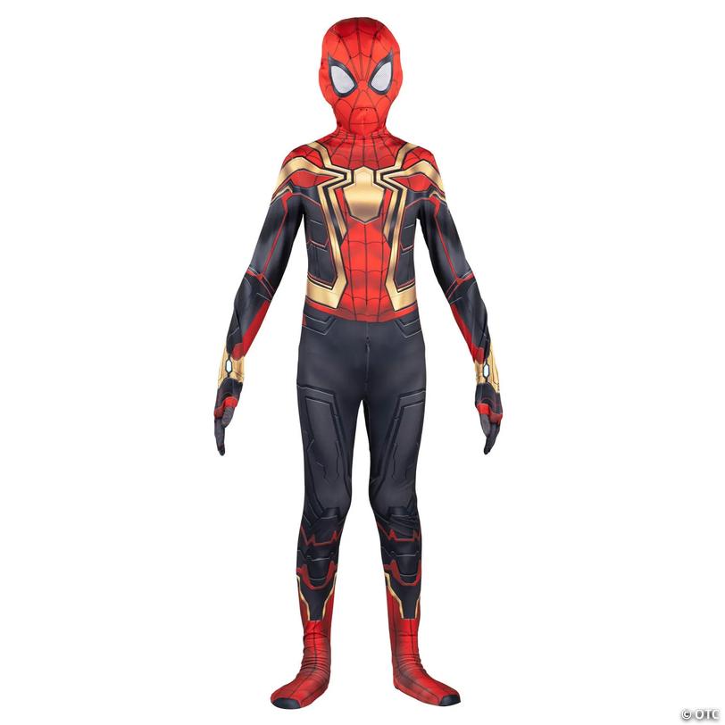 Kids Marvel's Spider-Man Integrated Zentai Suit Costume - Large Image