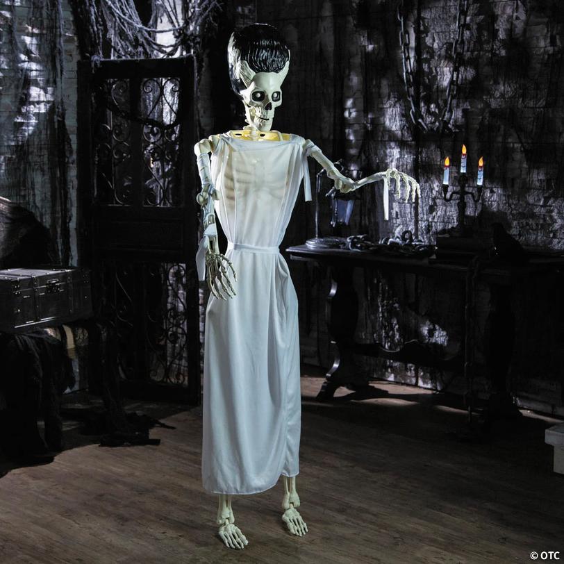 Standing Monster Skeleton Halloween Decoration - 5 ft Image