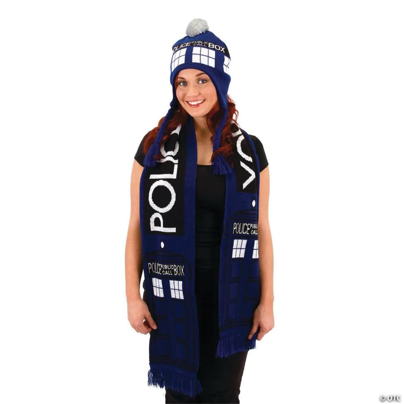 Doctor Who Tardis Scarf Image