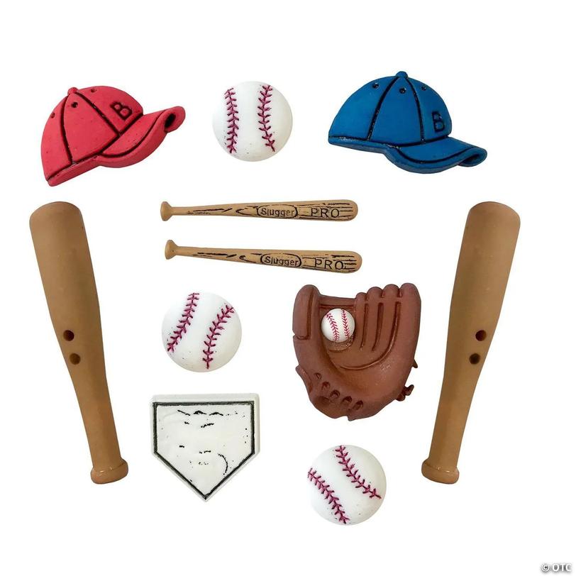 Buttons Galore Craft & Sewing Buttons - Baseball - 3 Packs | Oriental ...