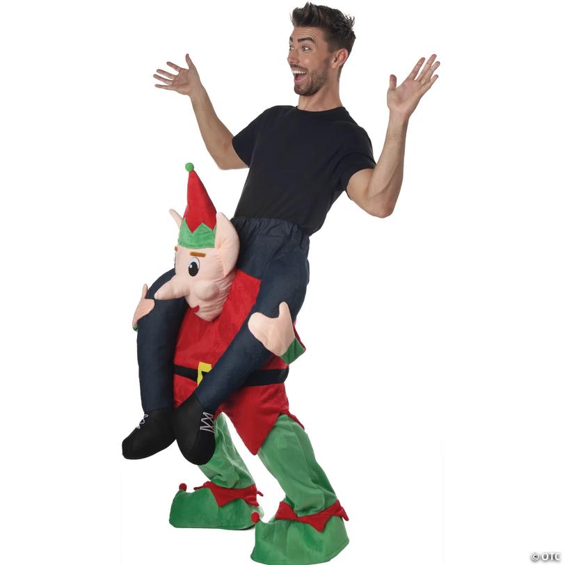 Carry Me Elf Adult Costume Image