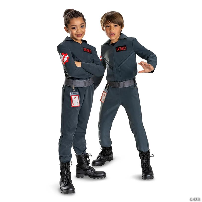 Kids Classic Ghostbusters: Frozen Empire&amp;#8482; Engineer Suit Costume - Medium 7-8 Image