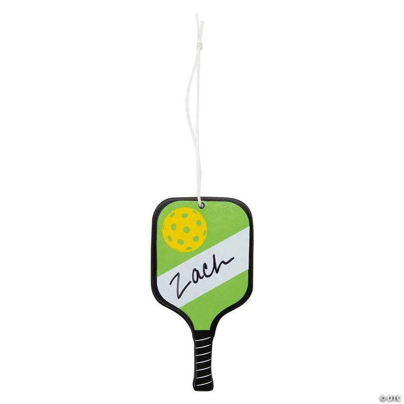 Write-A-Name Pickleball Paddle Ornaments - 12 pc Image