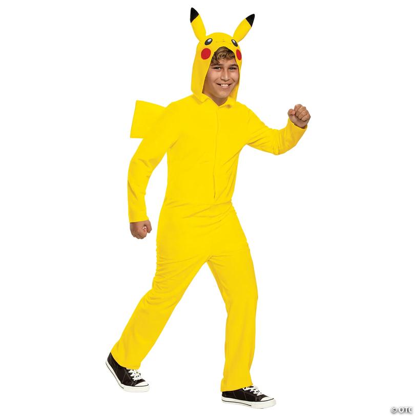 Kids Classic Pok&amp;#233;mon&amp;#8482; Pikachu Jumpsuit Costume - Small 4-6 Image