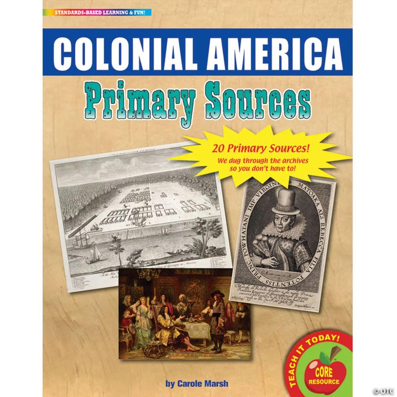 Gallopade Primary Sources, Colonial America Image