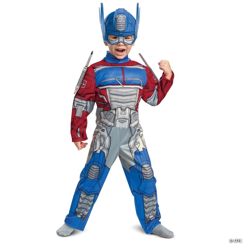 Toddler Transformers Optimus Prime Eg Muscle Costume - Small Image