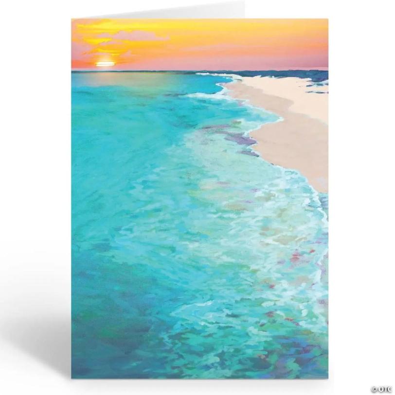 Stonehouse Collection Beach Note Card Set - 10 Boxed Note Cards - Ocean ...
