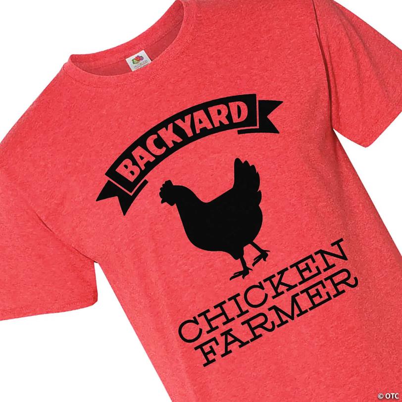 Backyard Chicken Farmer Adult&amp;#8217;s T-Shirt Image