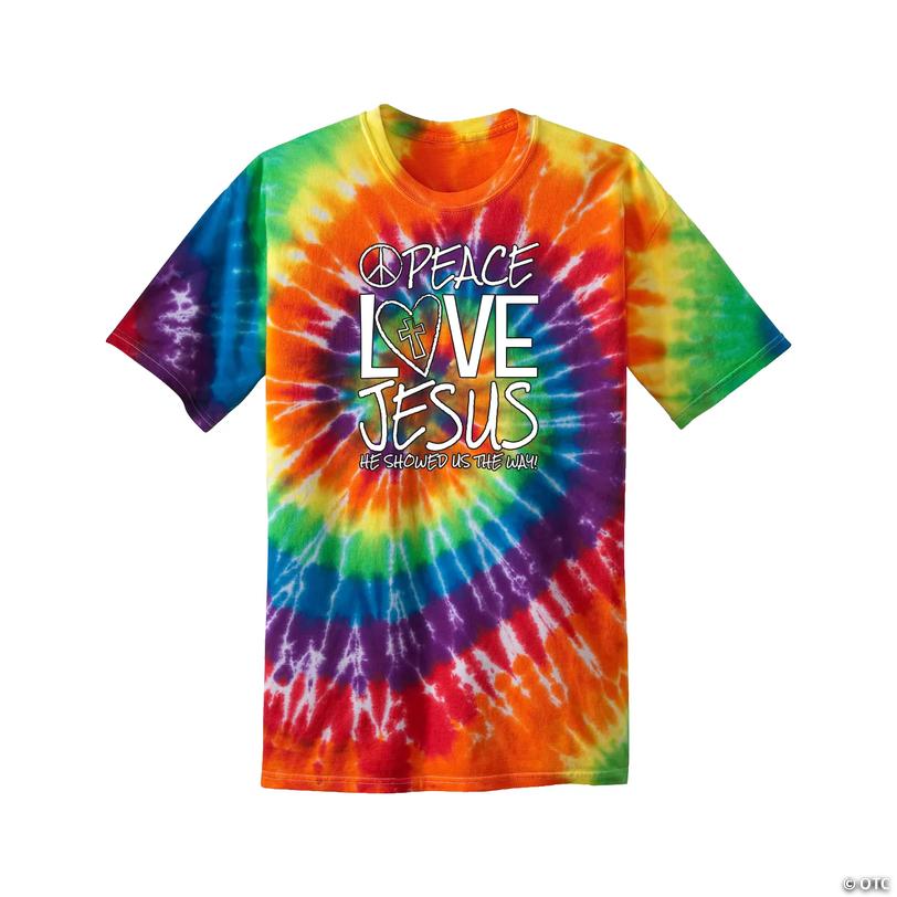 Peace Love Jesus Youth T-Shirt - Extra Large Image