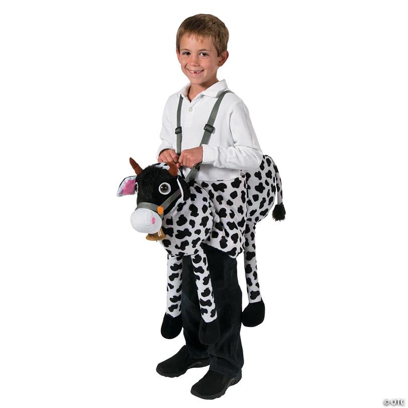 Kids Plush Nativity Cow Costume Image