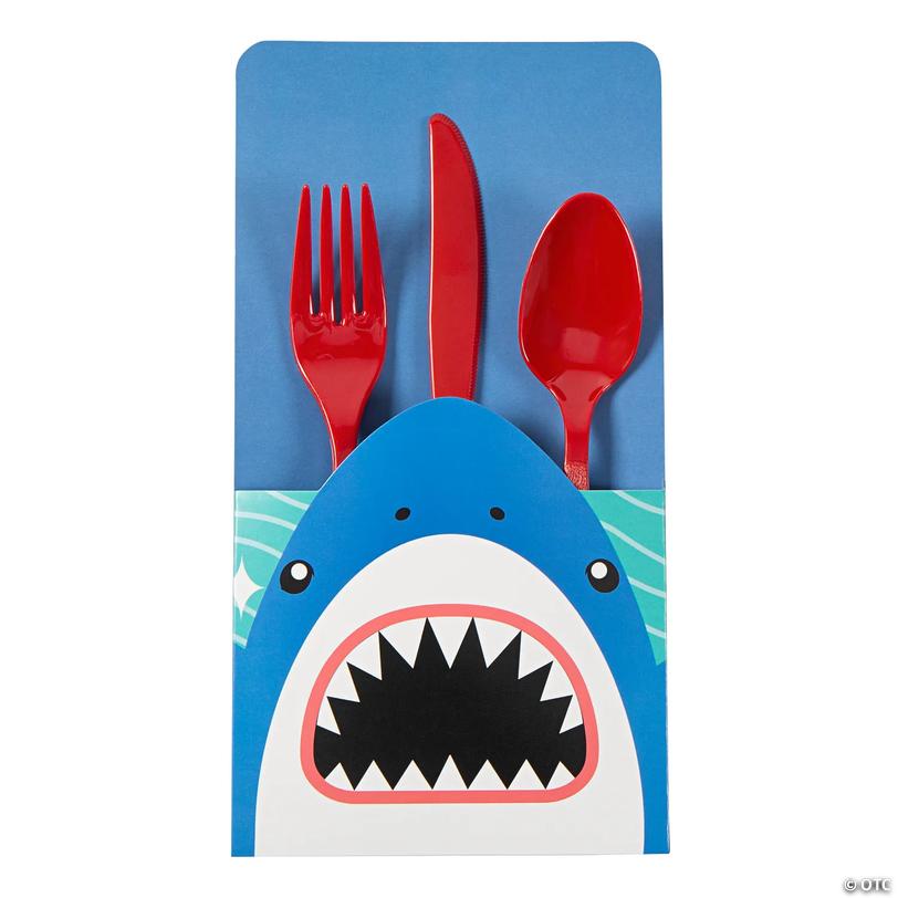 Shark Cutlery Sleeves &amp;#8211; 24 Pc.  Image