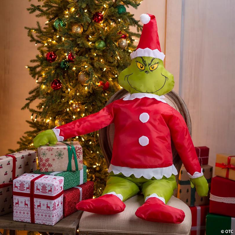 Dr. Seuss&amp;#8482; Stuff-A-Grinch Polyester Christmas Decoration Image