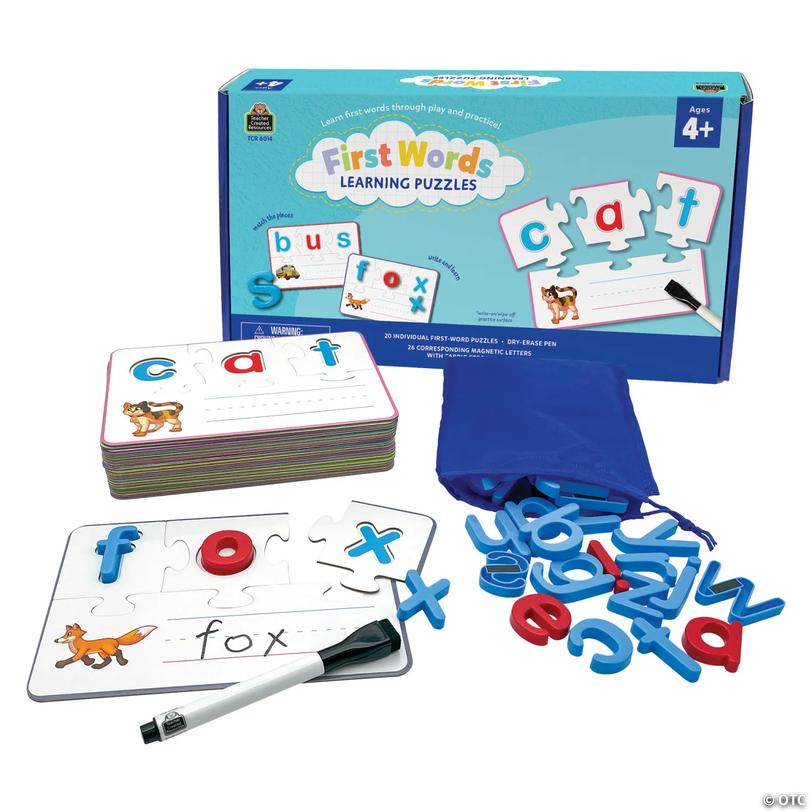 Teacher Created Resources Learning Puzzle: First Words Image