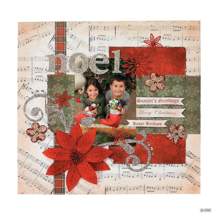 Christmas Music Scrapbook Collection Image