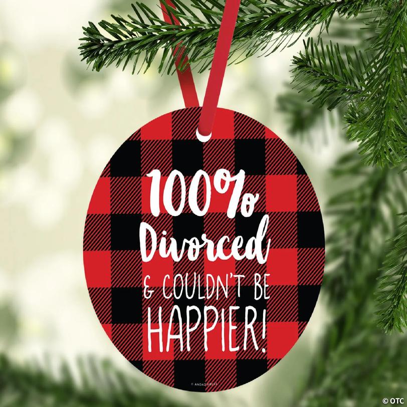 MDF Wood Divorce Ornament – Hated Her | Oriental Trading