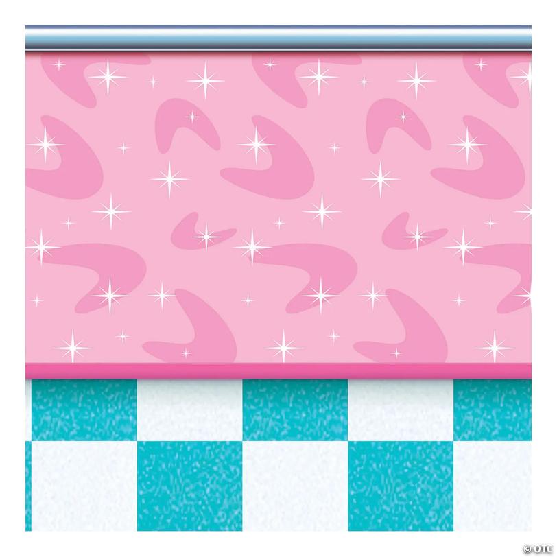 50s Soda Shop Backdrop Banner Image