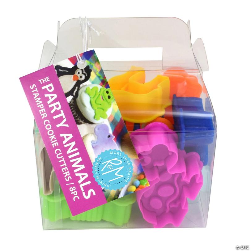 R&M International Party Animals Stamper, Set of 8 | Oriental Trading