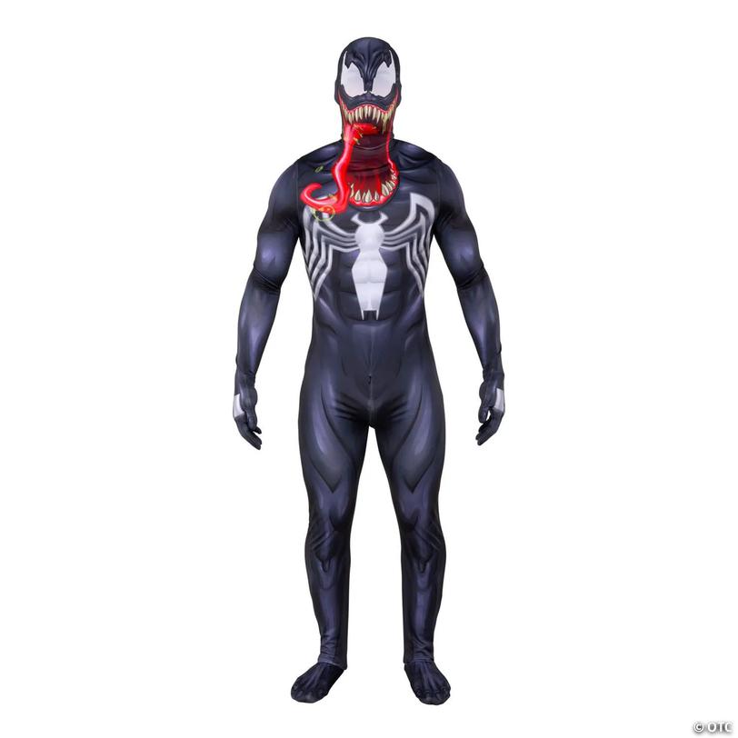 Adults Zentai Marvel Venom&amp;#8482; Jumpsuit Costume - Small Image