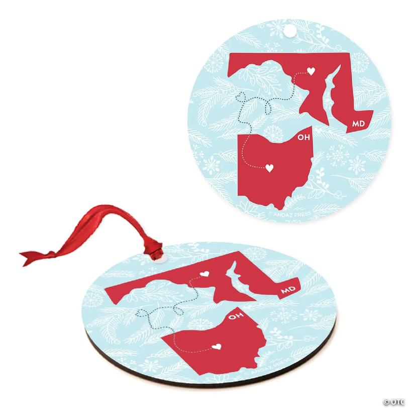 MDF Ornament Ohio and Maryland | Oriental Trading