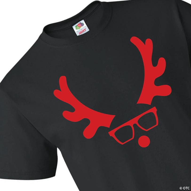 Reindeer Adults Christmas T-Shirt - Extra Large Image