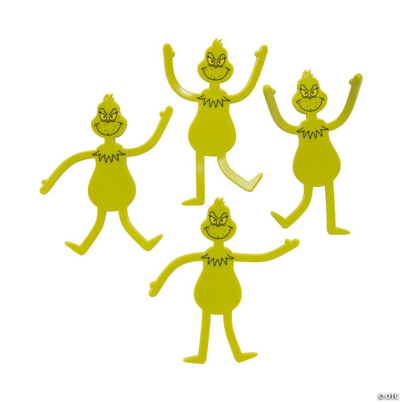 Dr. Seuss&amp;#8482; The Grinch Green Bendables - 20 pc Image