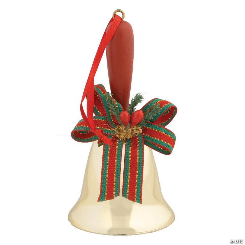 Christmas Caroling Metal Hand Bell Image