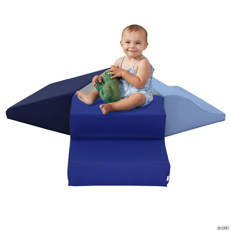 SoftScape Toddler Playtime Junction Climber - Navy/Powder Blue ...