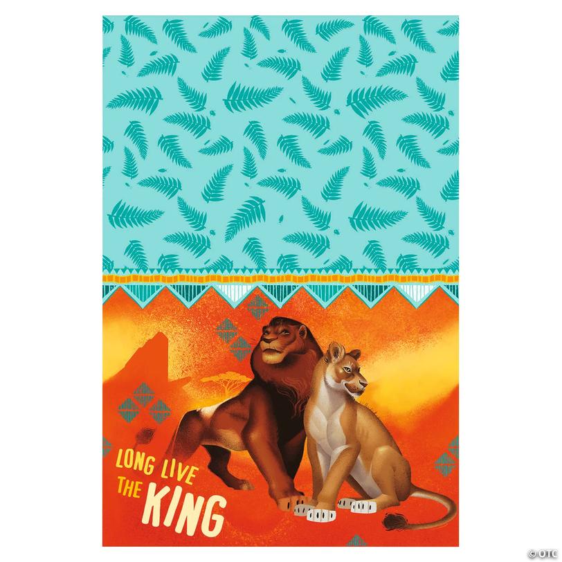 54" x 96" The Lion King&amp;#8482; Paper Tablecloth Image