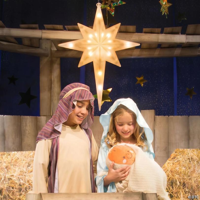 Star of Bethlehem Light-Up Hanging Christmas Decoration Image