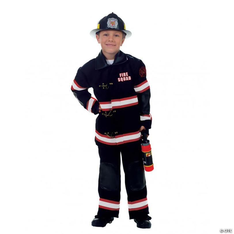 Kids Black Firefighter Helmet | Oriental Trading
