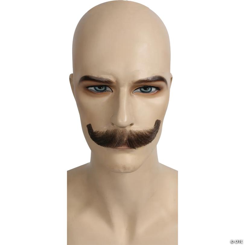 Adults English Human Hair Blend Mustache Image