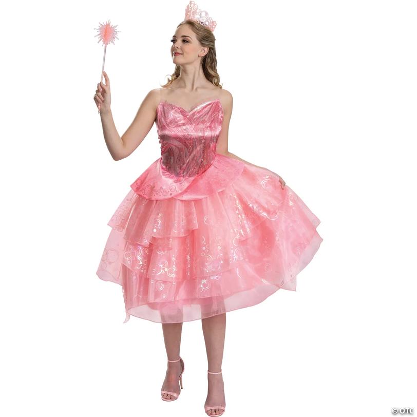 Women&amp;#8217;s Deluxe Wicked&amp;#8482; Glinda the Good Witch Costume - Large 12-14 Image