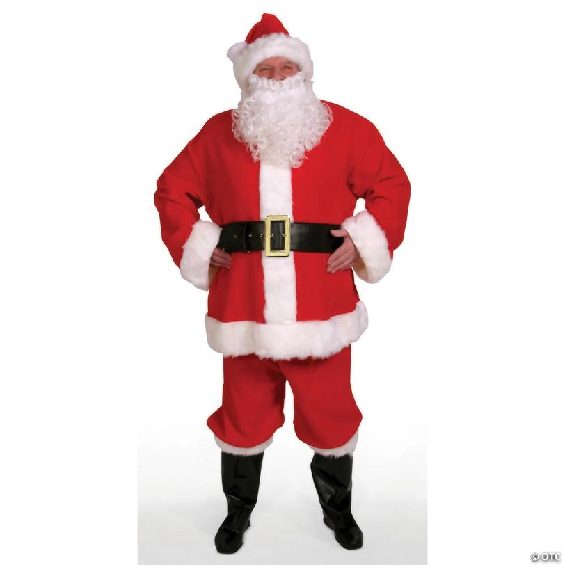 Adults Economy Santa Suit Costume - Large Image