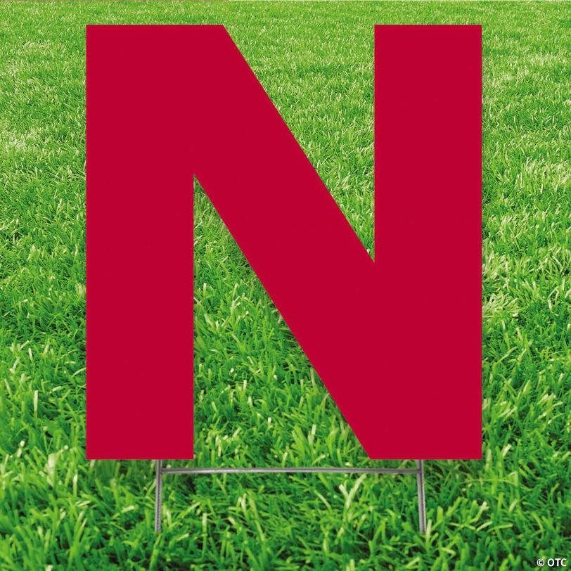20" x 20" Letter N Yard Signs Image