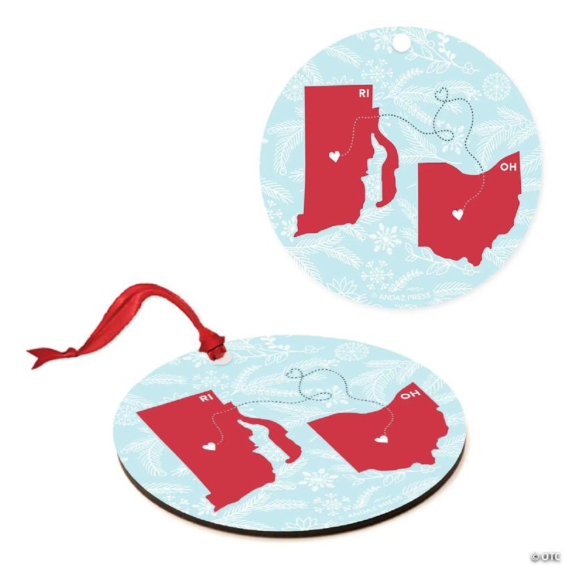 MDF Ornament Ohio and Rhode Island | Oriental Trading